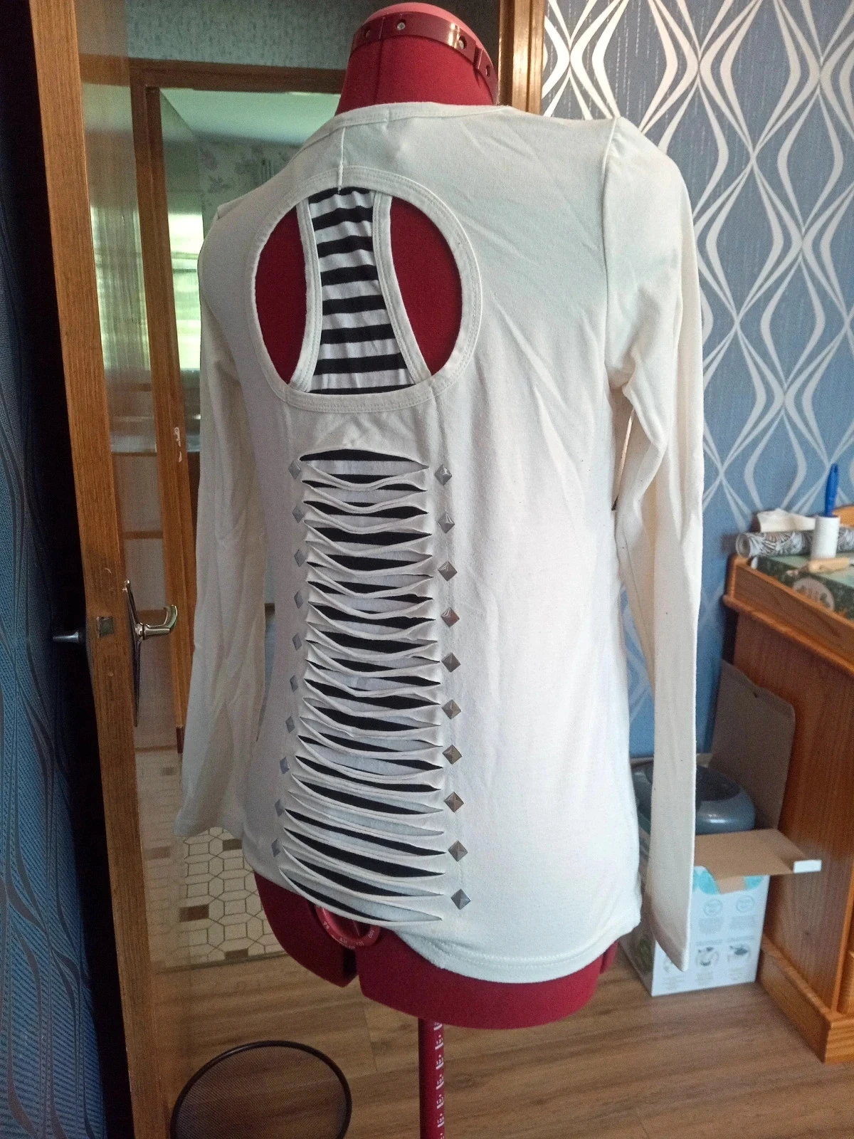 T-shirt Manches Longues Style Punk / Rock Alternatif – photo 7